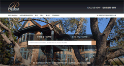 Desktop Screenshot of prestigehomesonline.com